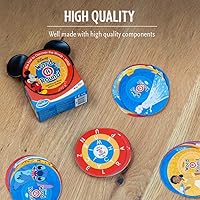 Vista 3 de ThinkFun Think Fun Disney WordARound: Lee la palabra alrededor de la tarjeta Trivia Juego para mayores de 10 años