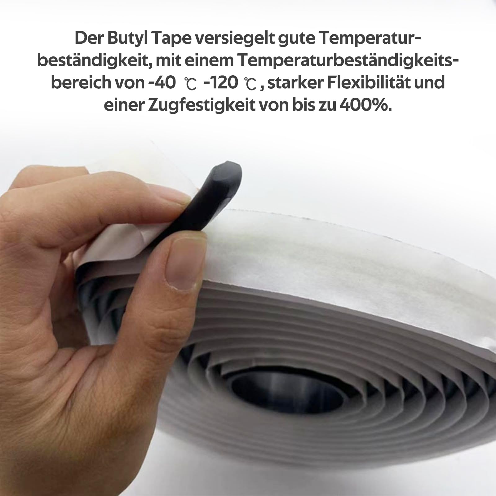 CLKE Butyl-Klebeband 9mm X 4m - Dichtungsband Für Auto & Karosserie