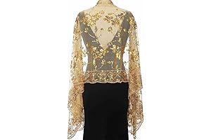 Women's Beaded Evening Shawls and Wraps