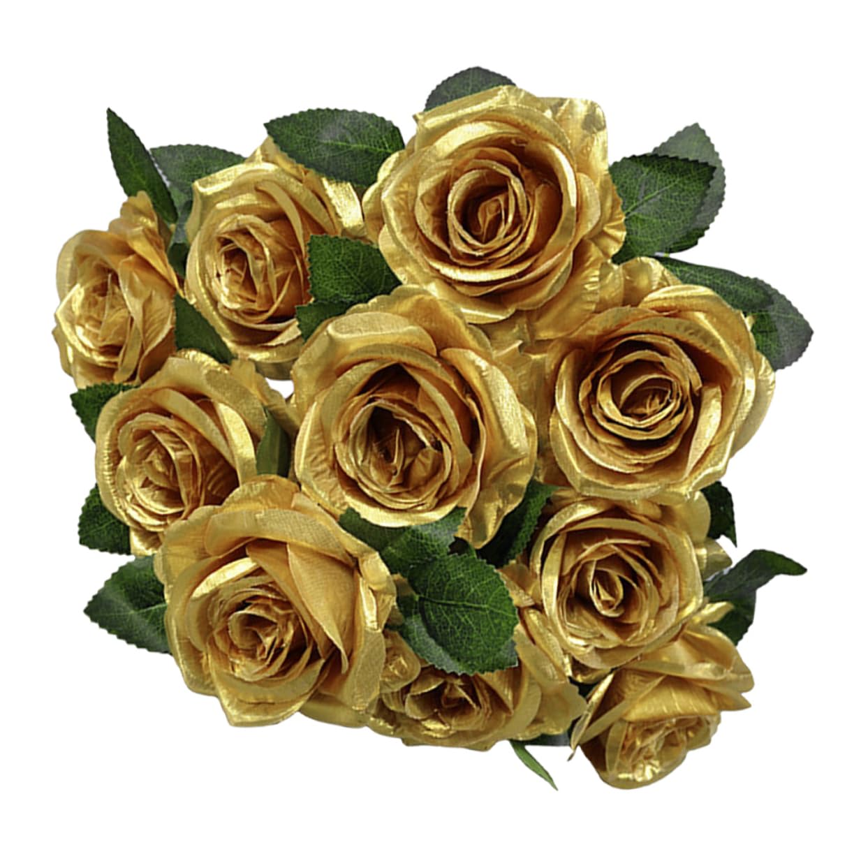 Bouquet Di Artificiali Dorate Da Teste Per Decorazioni Eleganti Casa Matrimonio e Feste Composizione Per Atmosfera Naturale e