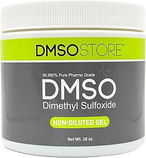 DMSO Gel 16 oz, Pure 99.995%, Non-diluted, Low Odor, Dimethyl Sulfoxide,