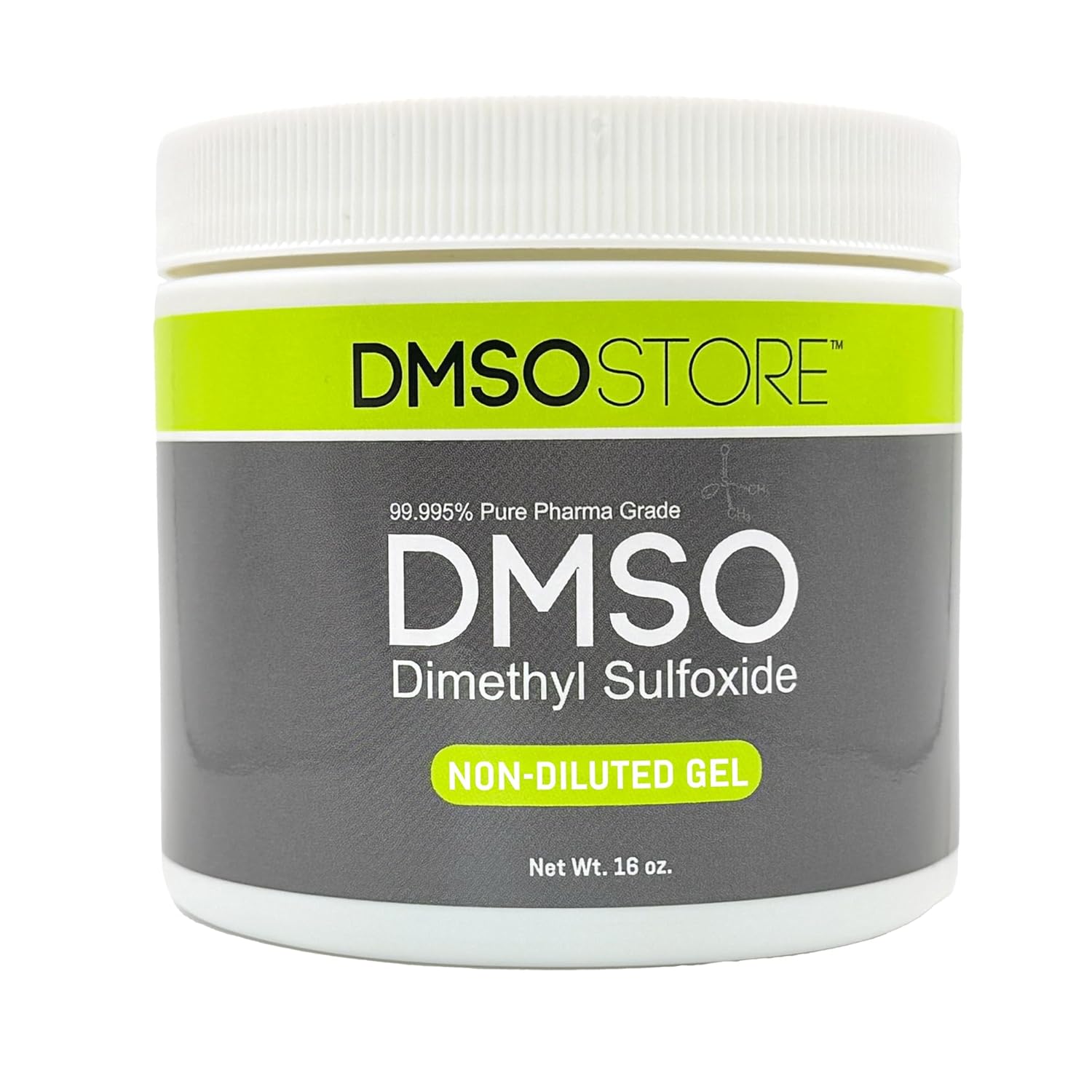 DMSO Gel 16 oz, Pure 99.995%, Non-diluted, Low Odor, Dimethyl Sulfoxide,