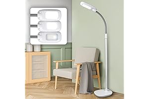 OttLite ClearSun LED Floor Lamp - Natural Light for Home, Office, and Crafting