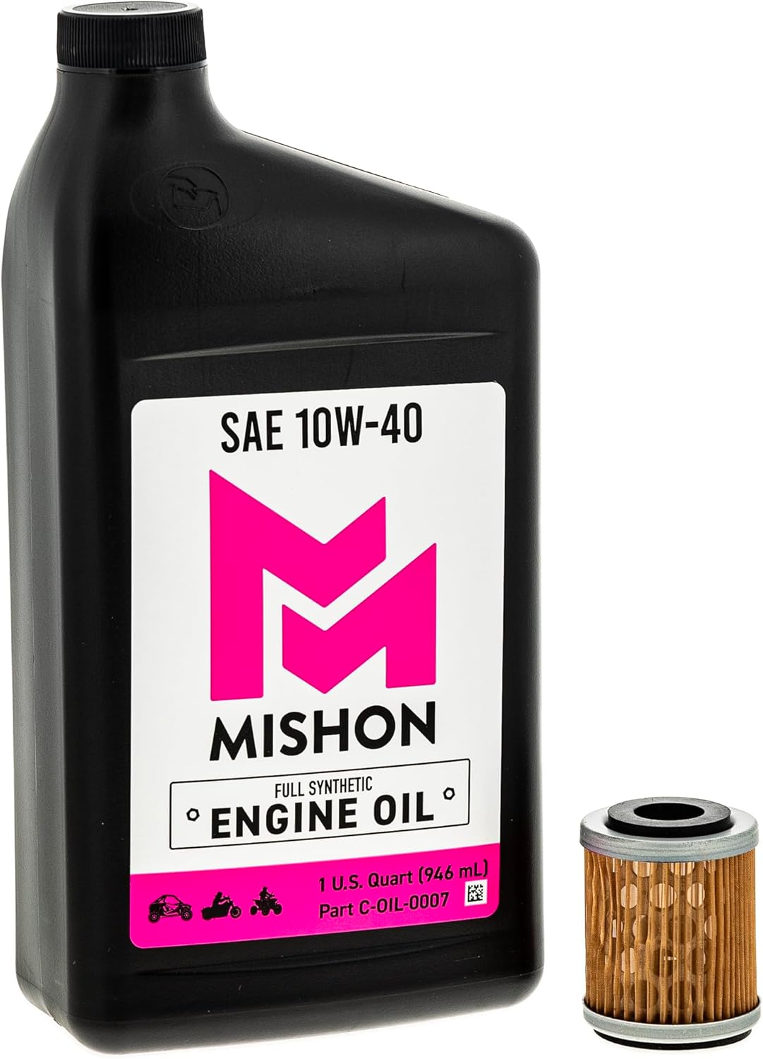 MISHON Engine Oil Change Kit for Yamaha Big Bear 400 YFM400 ATV (2000)