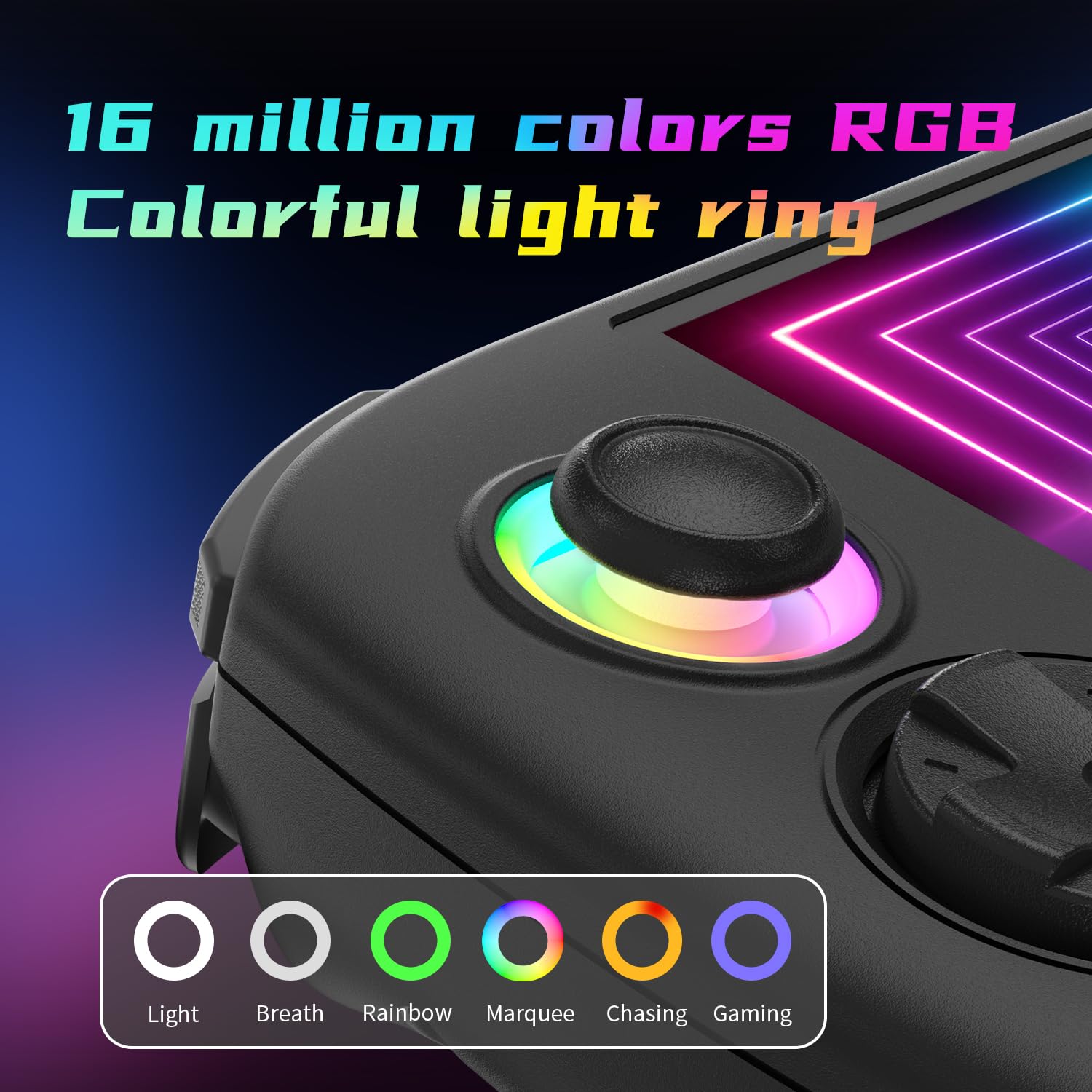 RG Cube Retro-Spielekonsole, 10,9 cm IPS, klassisches System, Retro-Videospielkonsolen, mit 128 G TF-Karte, unterstützt kabellose Netzwerk-Handkonsole mit 5200 mAh Akku, lässige Spielkonsole