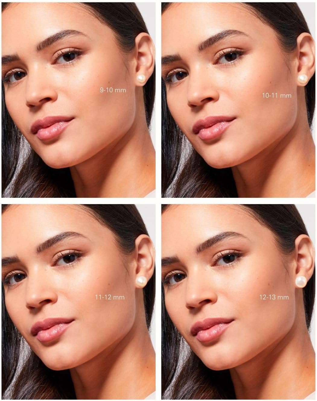 Secret & You – Women Pearl Stud Earring Freshwater Cultured Pearl | Baroque Shape | Sterling Silver 925, Available in 5 Sizes From 9-10 mm up to 13-14 mm - Image 6