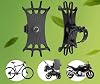 Busstier Flexible Silicone Spider Bike and Motorcycle Phone Holder – For Safe and Practical Driving Experience