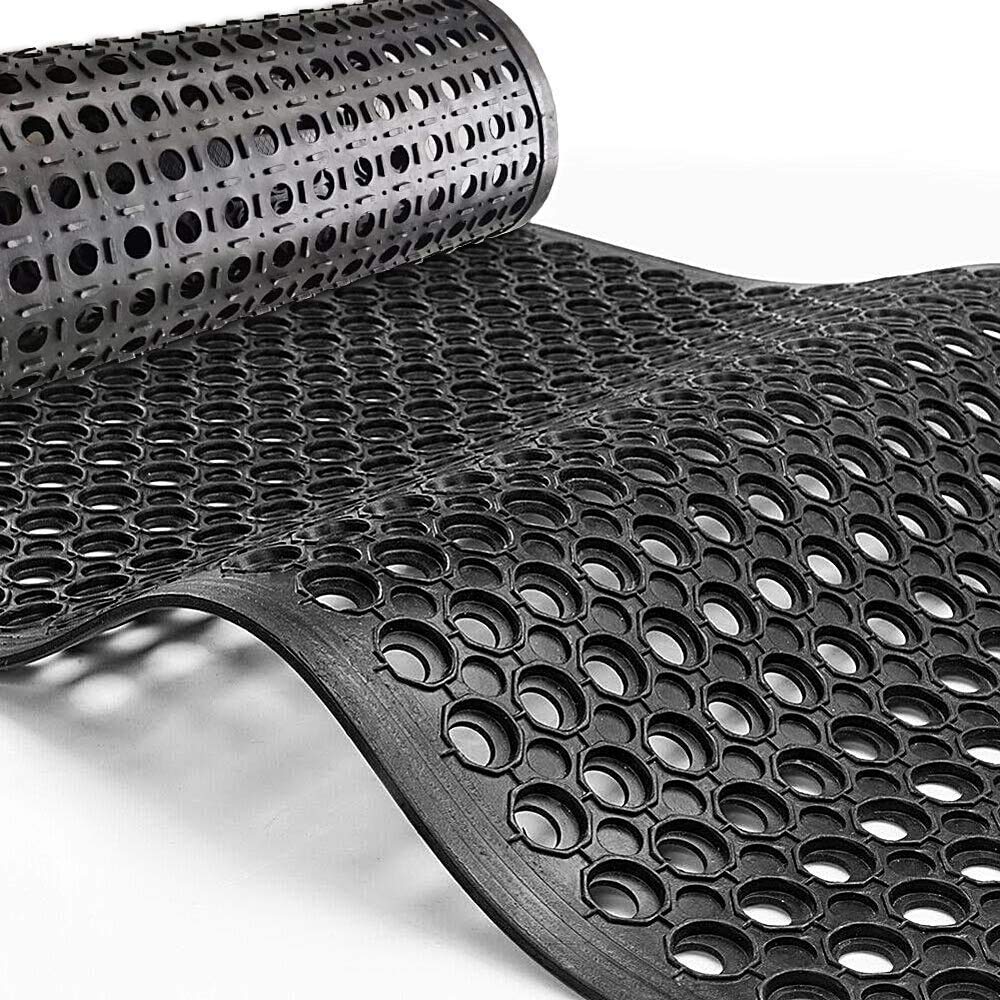 Buy jxgzyy 83x35 Commercial Antiigue Drainage Rubber Matting NonSlip