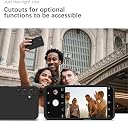 YATWIN Silicone Back Case for Samsung Galaxy A36, Soft-Touch Phone Back Cover for Samsung Galaxy A36 - Black gallery image