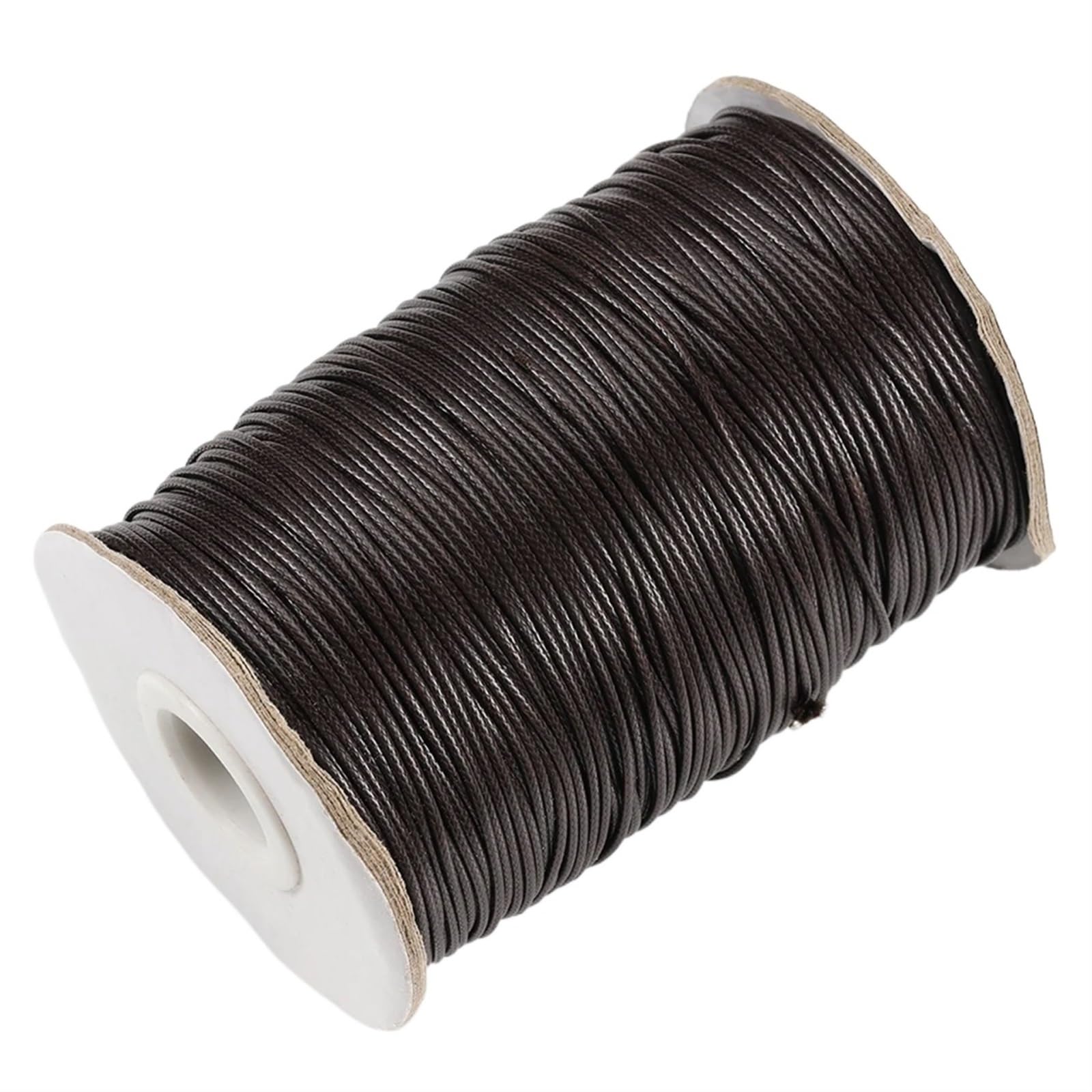 Braided Leather Rope Leather Cord Waxed Cotton Thread Strings Necklace Bracelets Rope for Jewelry Making DIY Findings 10 Yard 1mm 1.5mm 2.0mm