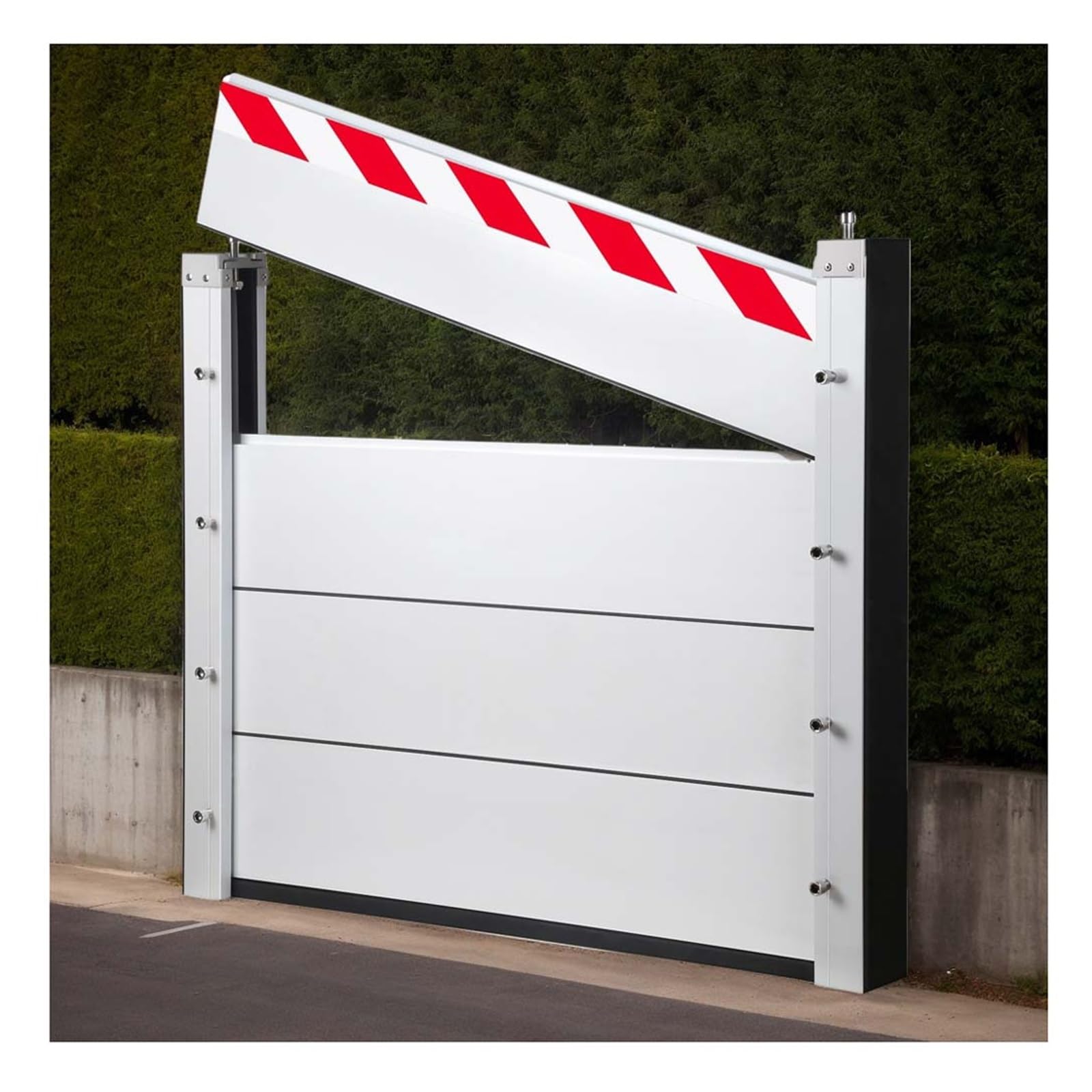 Éviter l'inondation du garage avec la barrière amovible de 163cm