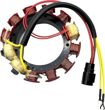 Stator for Johnson Evinrude XP 173-4292 Outboard 150,155,175 HP 583710 763764 584292 1989-1992 35-Amp 6-Cylinder 2-Stroke