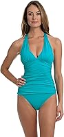 Vista 1 de La Blanca Traje de baño tankini con cuello halter para mujer Island Goddess