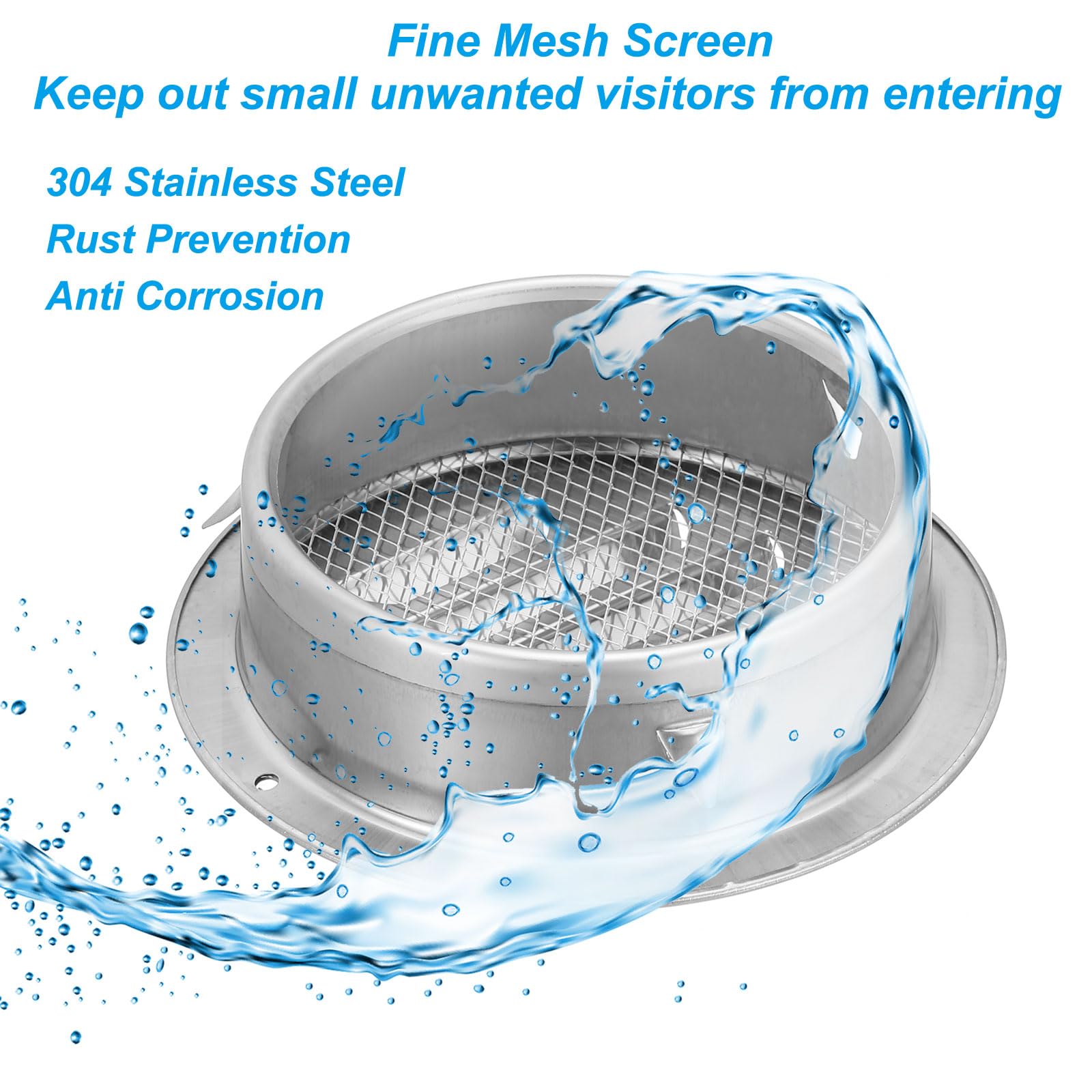 PATIKIL Soffit Vents 4.7 Inch - Image 3