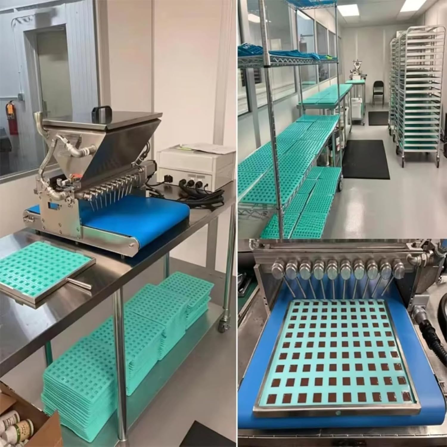 Confectionery Filling Machine Semi-Automatic Commercial Equipment for Chocolate Dispensing and Candy Making in Food Manufacturing Facilities and Artisanal Confectionery Workshops