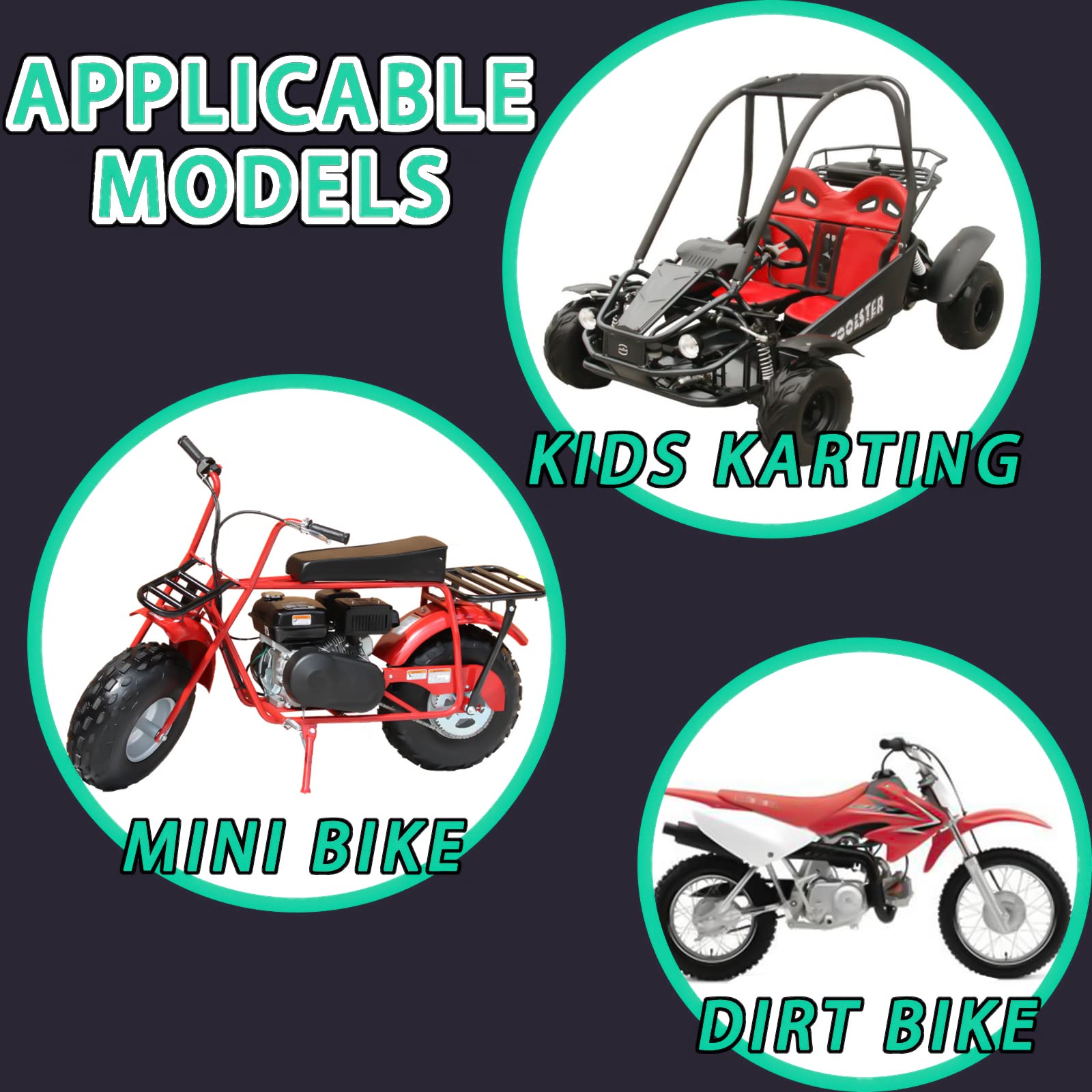 Lot De 8 Maillons De Chaîne Master Link 428 – Acier Allié, Argenté, Pour Moto 50-125cc, ATV, Quad, Pocket Bike