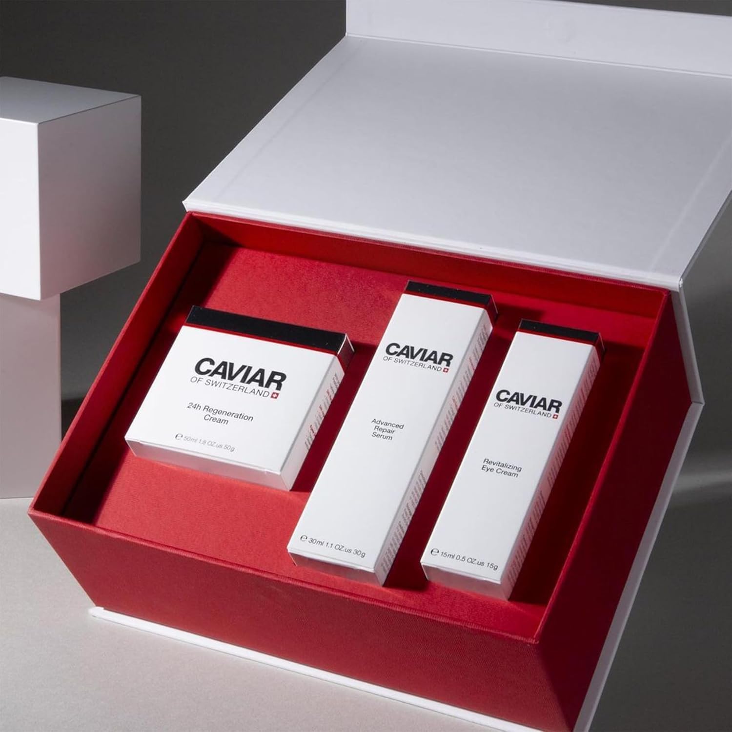 Caviar Face Moisturizer Regenerate Cream - Anti Aging Cream for Aging Spots, Facial Treatment with Hyaluronic Acid & Resveratrol, Facial Moisturizer for Any Type of Skin | (1.6 Oz) (Beauty Box) - Image 2