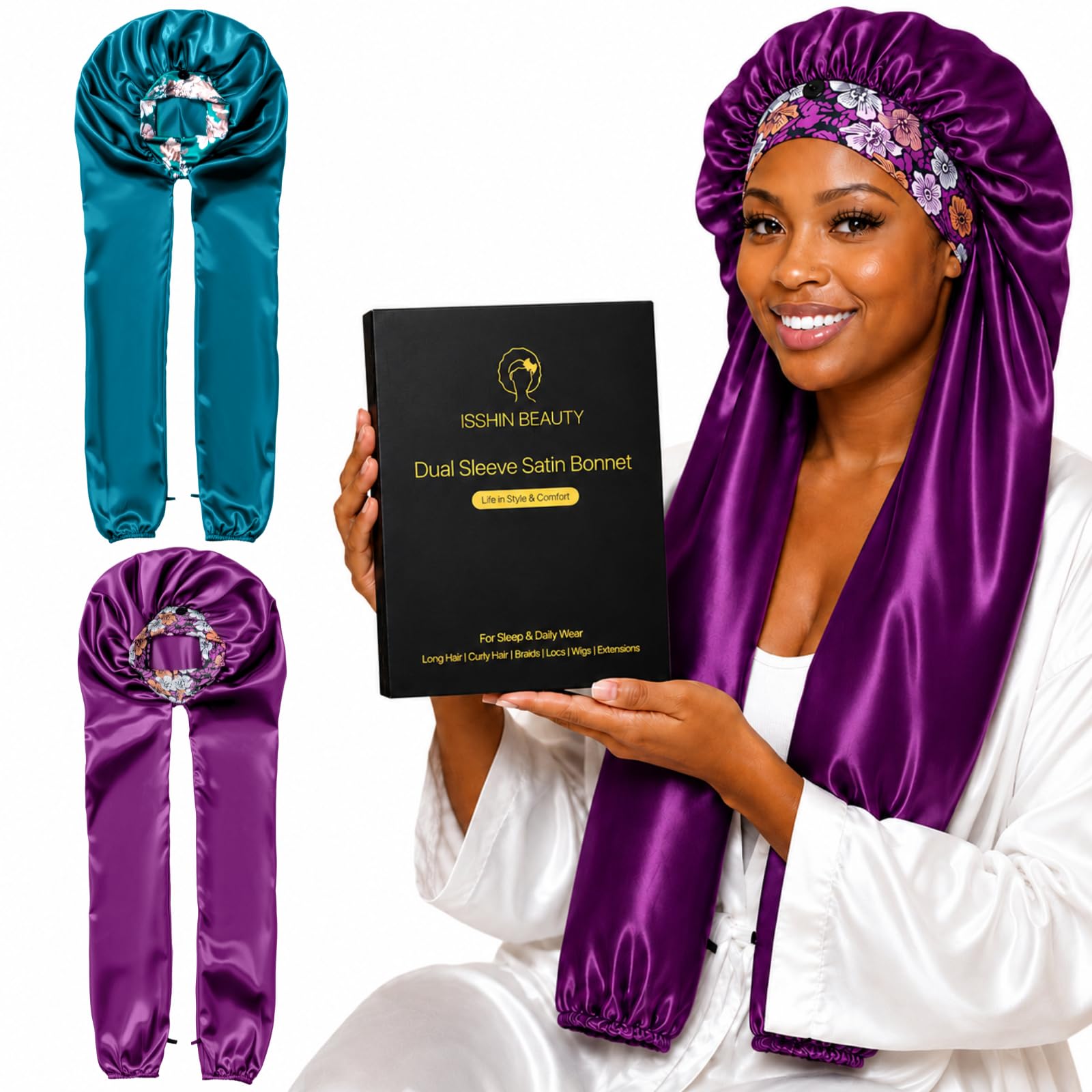 Isshin Beauty Dual Sleeve Bonnet