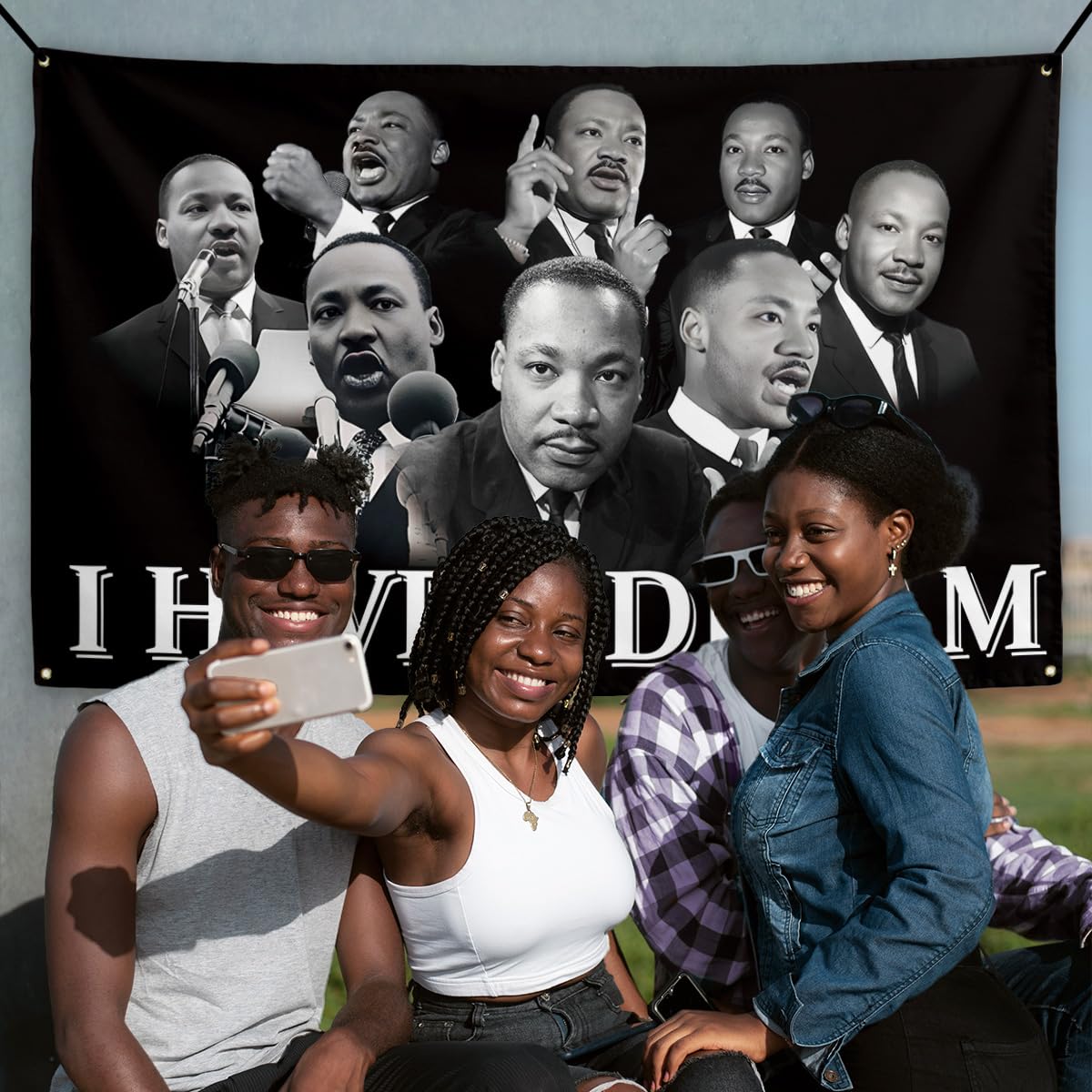 Martin Luther King Jr. Day Banner – „I Have A Dream“ Hintergrund Für Party, Fotoshooting & Dekoration