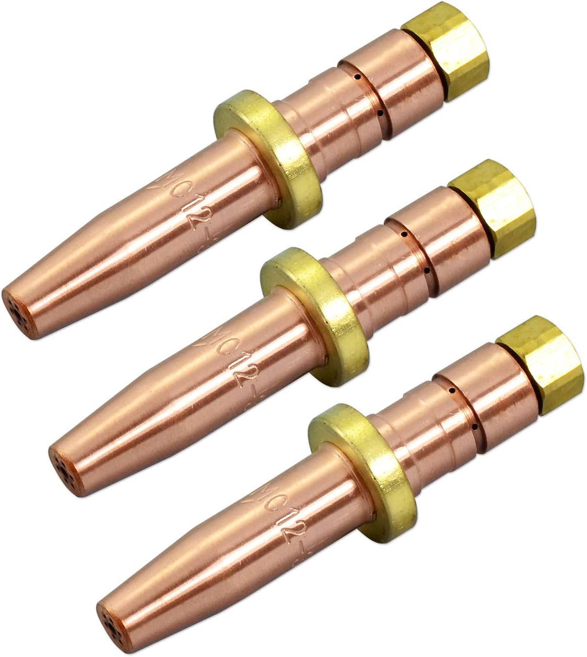 RIVERWELD Acetylene Cutting Tips MC12 Size 3 MC12-3 Fit Smith Oxygen Oxy Oxyfuel Cutter Torch 3pk