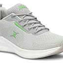 Kraasa Men’s Running Shoes | Breathable Mesh Upper | Lightweight Phylon Sole | Cushioned EVA Insole | Comfortable Sports & Casual Sneakers LightGreyGreen UK 10 gallery image