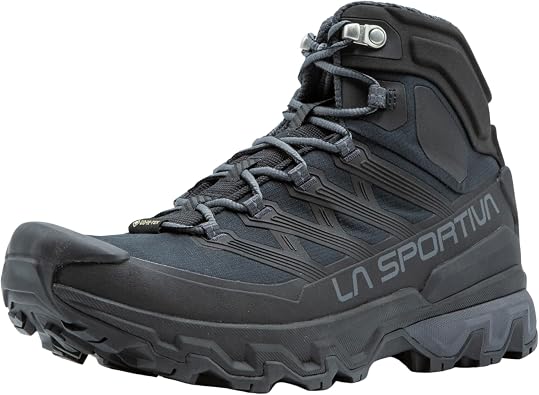 حذاء المشي لمسافات طويلة Ultra Raptor 3 Mid GTX للرجال من La Sportiva مقاوم للماء - حماية من مادة Gore-Tex وجيد التهوية - قبضة مناسبة لجميع التضاريس ودعم للكاحل