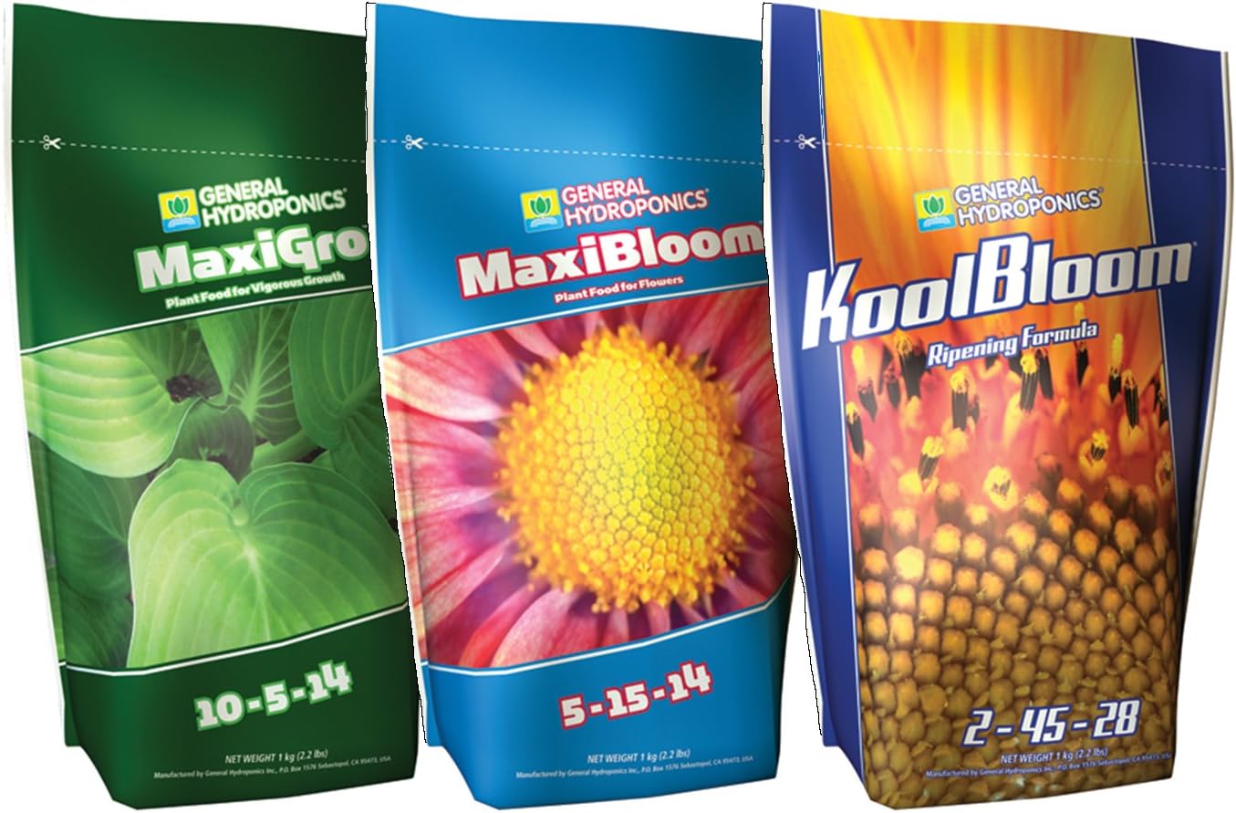 GLCMBX0008 Maxigro, Maxibloom, Koolbloom Combo, 2.2 Lb Fertilizer