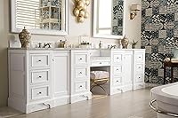 Vista 7 de Juego de tocador doble en blanco brillante