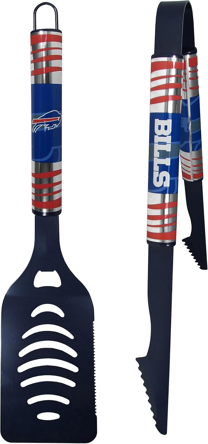 Siskiyou Sports NFL Buffalo Bills 2 pc Color Tailgate BBQ Set Team Colors, One Size