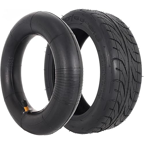 70/65-6.5 Scooter Tire, 10 Inch Electric Scooter Tire and Tube Set, 10x2.75-6.5 Rubber Outer with Inner Tube for Speedway 5 Hover-1, Thicken Inflatable Inner and Outer Tires,Explosion Proof, Anti Slip