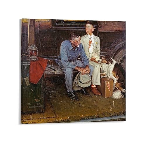 35+ Norman Rockwell Wall Art Prints Breaking Home Ties by