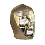 Lucha Libre Wrestling Mask &lpar;PRO - Fit&rpar; Costume Wear by Make It Count Gold