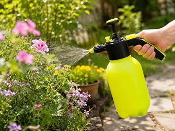 Bahçe Pompası, 2 LT Kapasiteli Püskürtme Ayarlı Lüks El Pompası, Çiçek ve Bitki Sulama İlaçlama