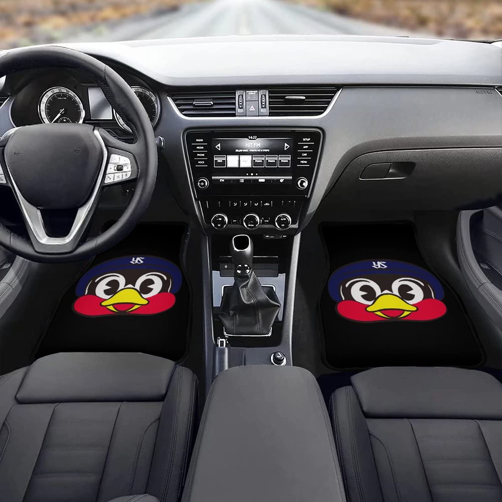 Amazon | 車用フロアマット 東京ヤクルトスワローズ つば九郎 