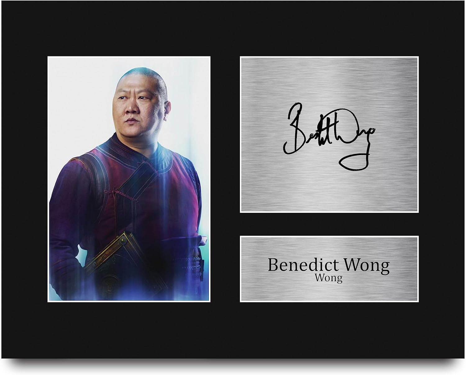 HWC Trading Benedict Wong Doctor Strange Gifts Printed Signed Autograph Picture for Movie Memorabilia Fans - US Letter (ID-007525)