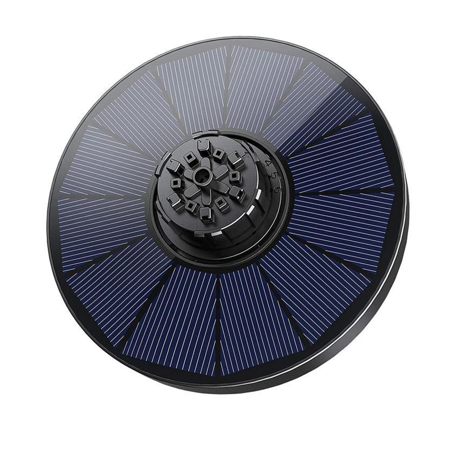 Solar Water Fountain 4-in-1 Nozzle Bird Bath Outdoor Fountains For Fish Tank Pond Garden Decor Efficient Use Of Energy