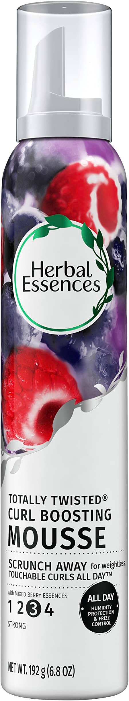 Herbal Essences Totally Twisted Curl-Boosting Mousse with Berry Essences, 6.8 oz