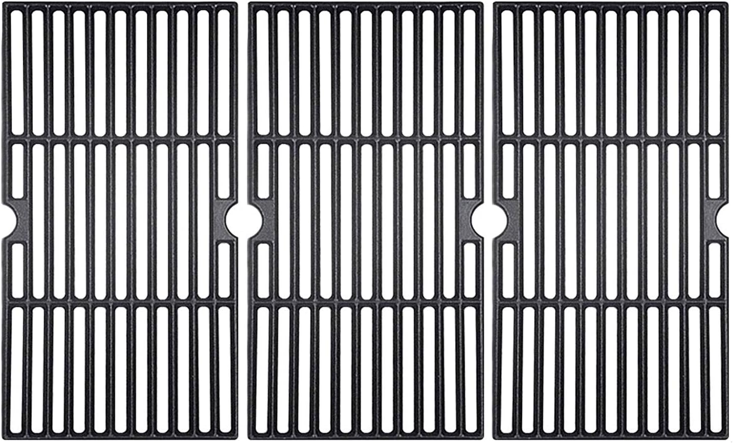 Rejekar Porcelain Cast Iron Grill Grates Cooking Grid Replacement for Charbroil 463436213, 463436214, 463436215, 463440109 Gas Grills 16 7/8" BBQ Grates Replacement Parts