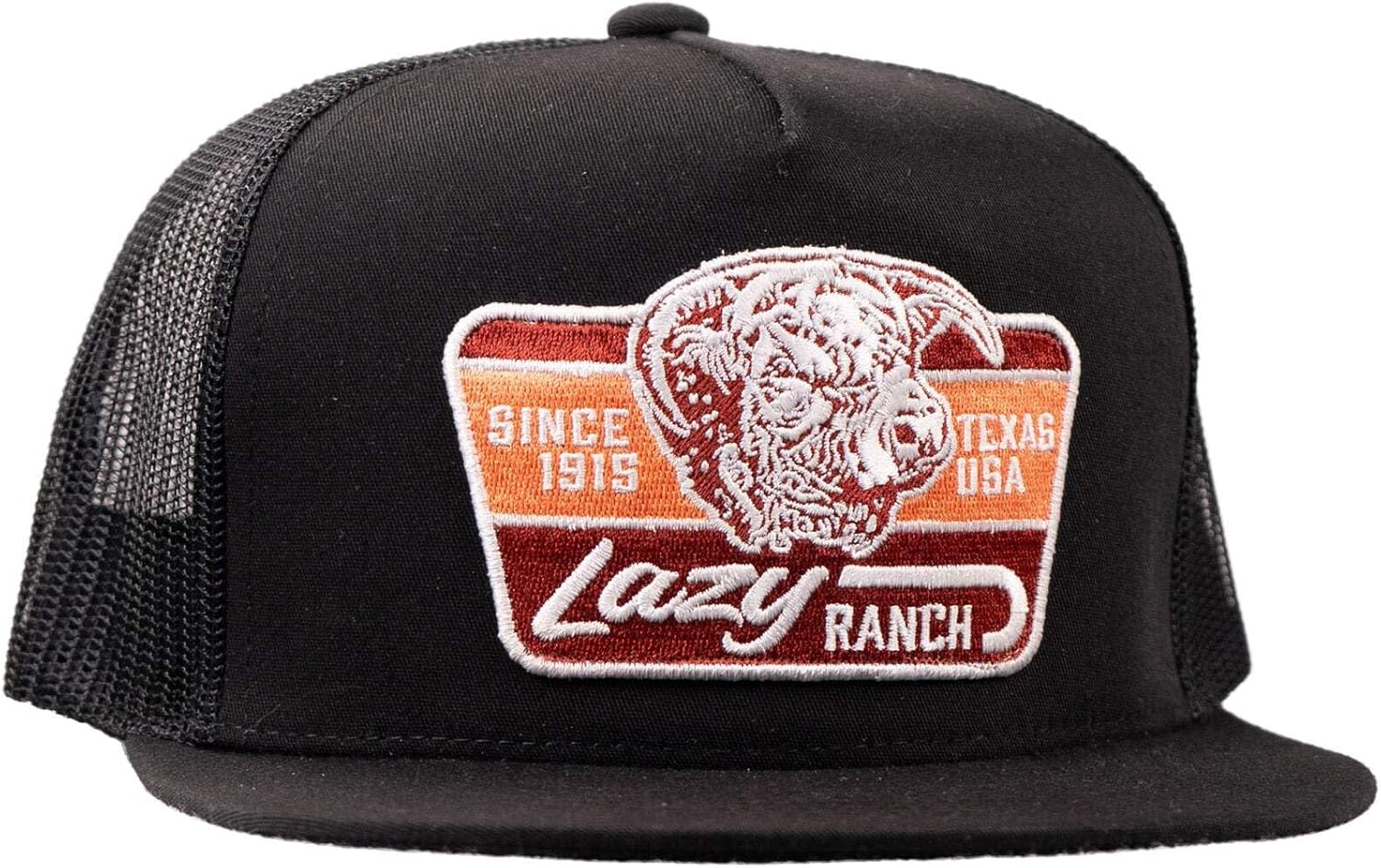 Lazy J Ranch Youth Texas Rust Classic Five Panel Trucker Hat - Adjustable Youth Baseball Cap