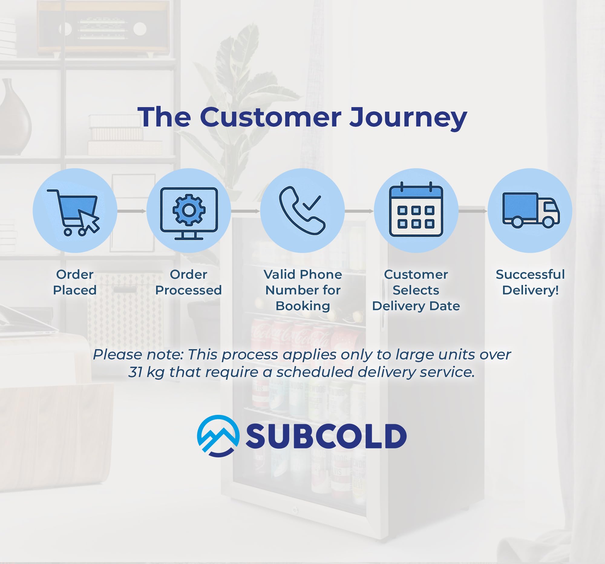 Subcold Super115 LED - Under-Counter Fridge | 115L Beer, Wine & Drinks Fridge | LED Light + Lock and Key | Energy Efficient (Stainless Steel, 115L) — view 9