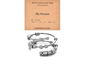 Morse Code "I Love You" Ring: Express Your Heart in a Modern Way