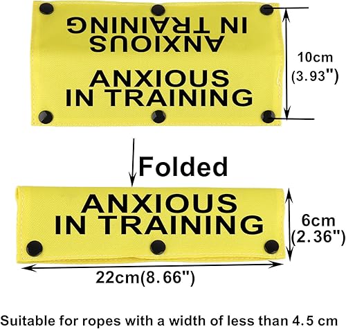 Miniatura 2 de Divertida funda para correa para perro con ansia en el entrenamiento, para regalo de cumpleaños de mascotas (ansioso en el entrenamiento, manga YE)