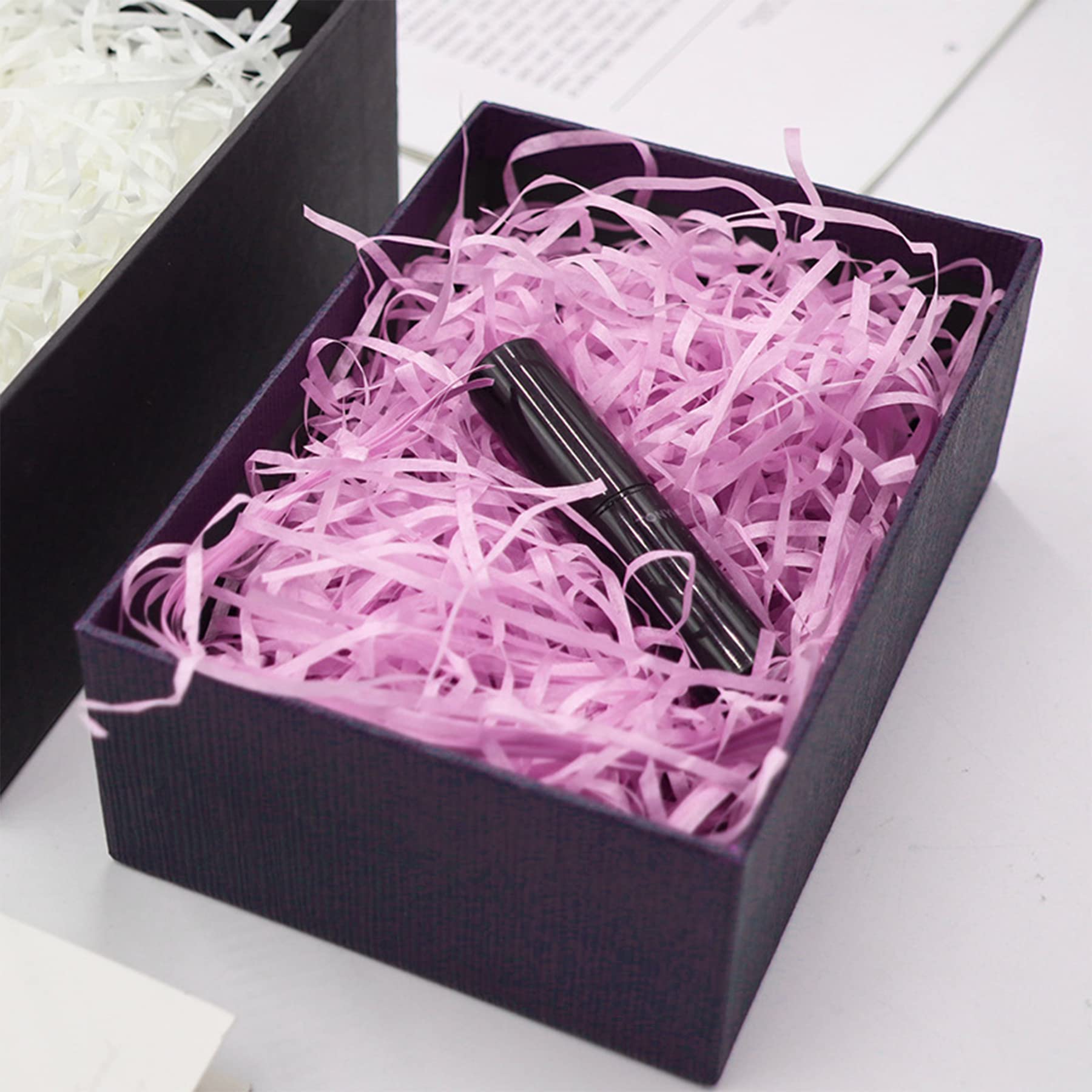 Remplissage En Papier Raphia, Emballage Cadeau Inodore, Couleurs Vives, Remplissage De Raphia, Décoration D'intérieur Pour Corbeille à Fruits (violet