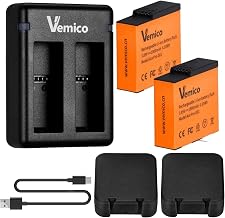 Vemico for insta360 Ace Pro2 Battery Charger Kit 2*1800mAh 360ace