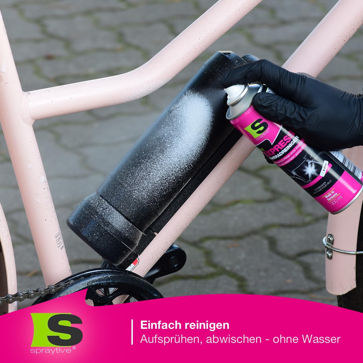 12x 300ml Fahrradreiniger ohne Wasser mit Wachs für E-Bike & MTB