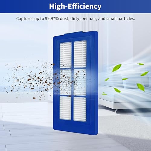 Miniatura 6 de Paquete de 17 piezas de repuesto compatibles con Eufy RoboVac G10 Hybrid G30 Hybrid, accesorios robóticos para aspirar, filtros limpiadores,