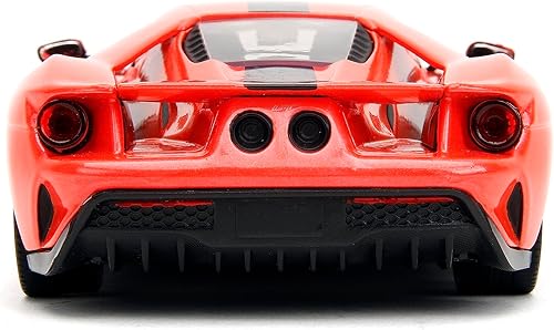 Miniatura 4 de Jada Pink Slips 124 W1 2017 Ford GT - Coche fundido a presión, juguetes para niños y adultos (salmón metálico)