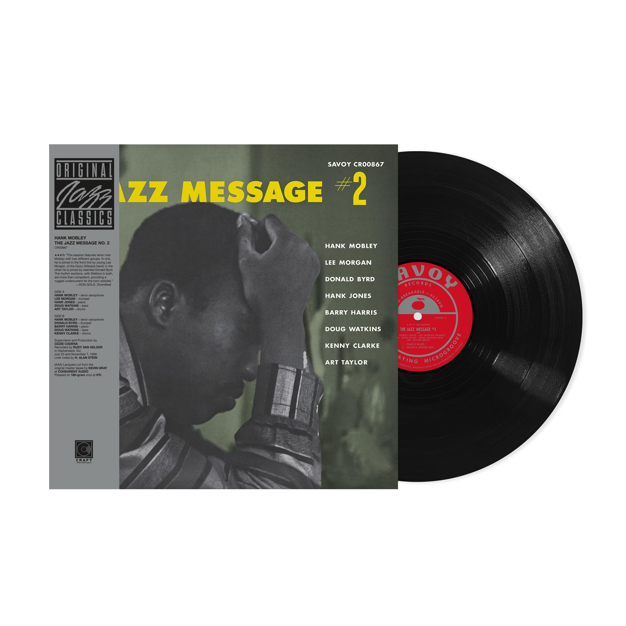 【レコード】HANK MOBLEY『MESSAGE』（アナプロ盤）2枚セット Amazon.co.jp: Jazz Message #2 [Analog]: ミュージック