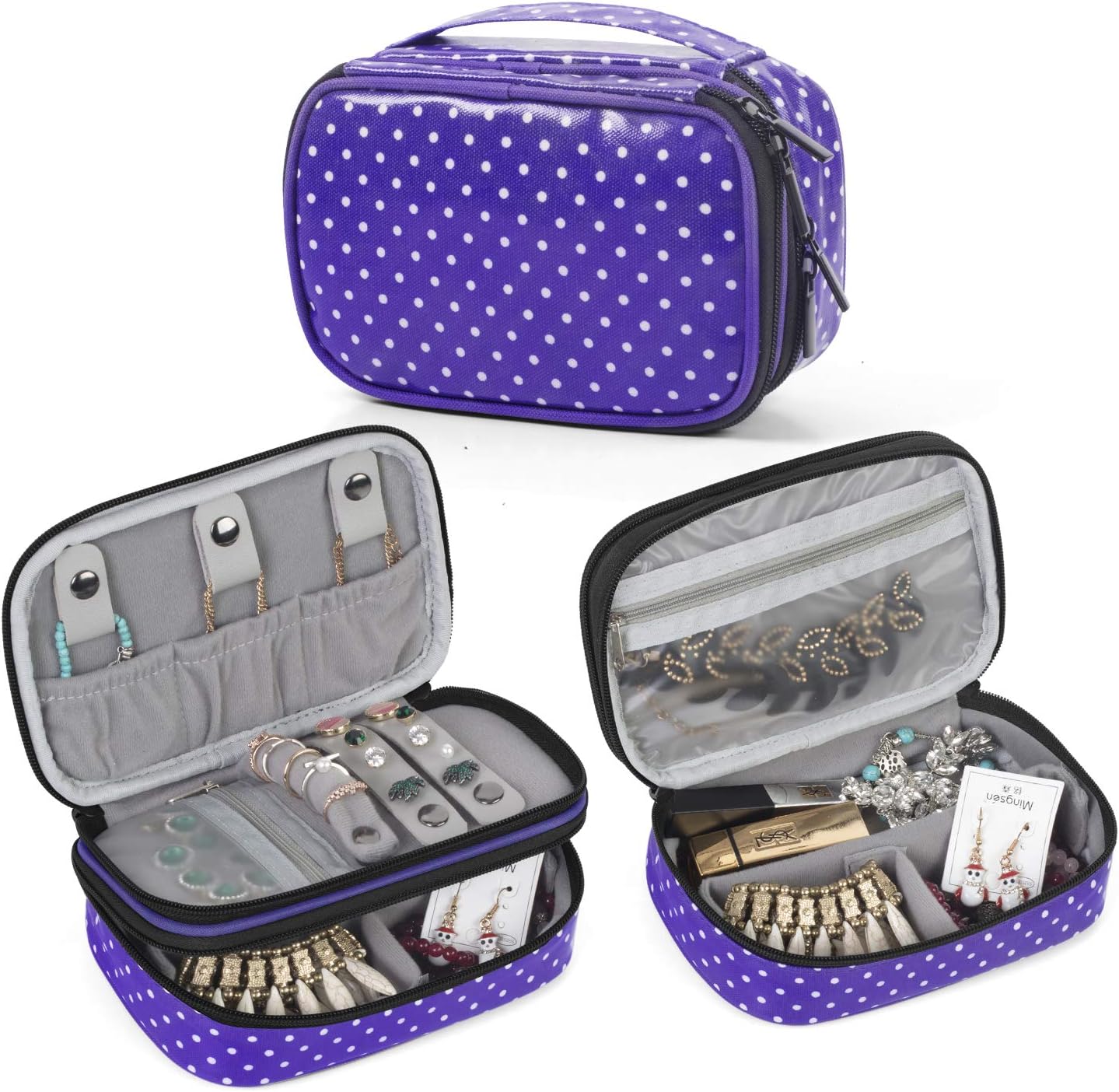 Teamoy Travel Jewelry Organizer Case, Jewelry & Accessories Holder
