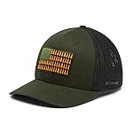 Columbia Unisex Tree Flag Mesh Ball Cap, Greenscape/Black, XX-Large
